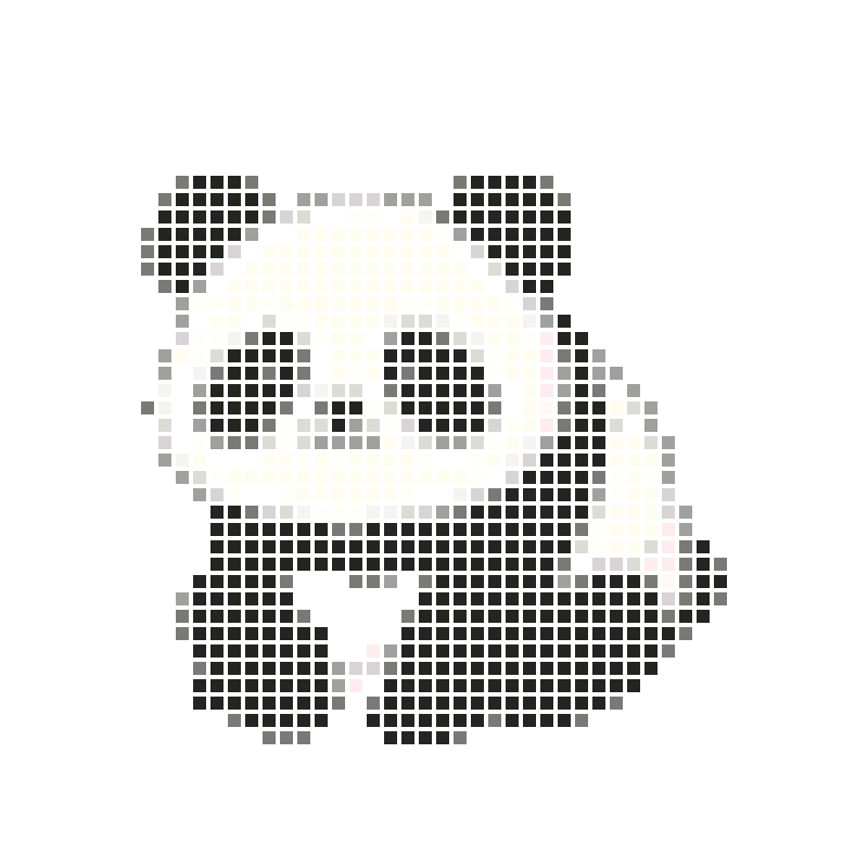 软萌乖巧的卡通熊猫插画形象